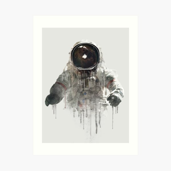 The Astronaut II Art Print
