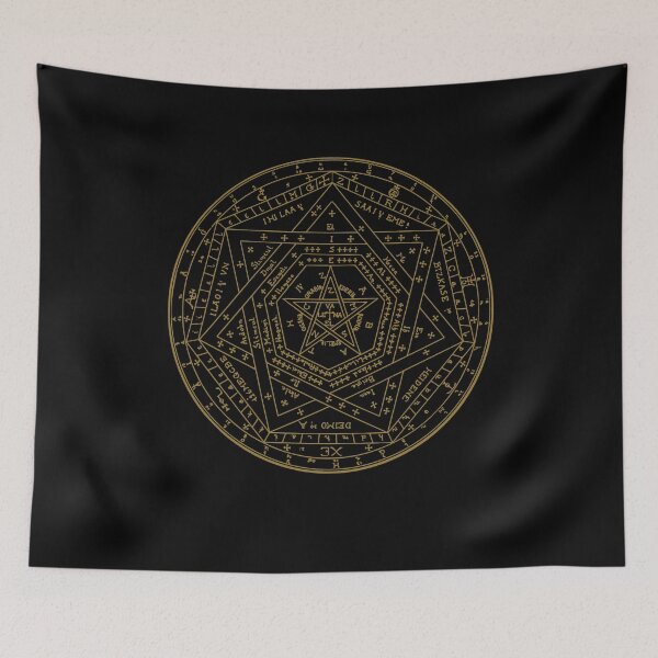 Item preview, Sigil of Ameth o Seal of God Diagrama mágico Amuleto Idea de regalo para aquellos en el idioma Enochian y el trabajo del mago isabelino John Dee designed and sold by h44k0n.