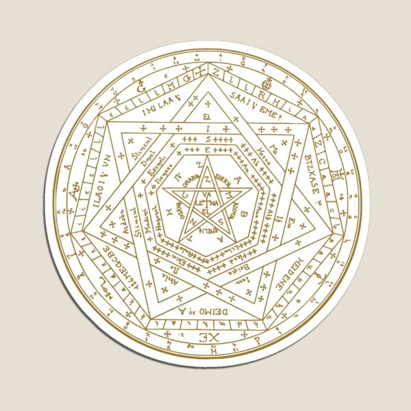 The Sigillum Dei Aemeth - v2 white Coasters (Set of 4) for Sale by  ISeeRedPeople