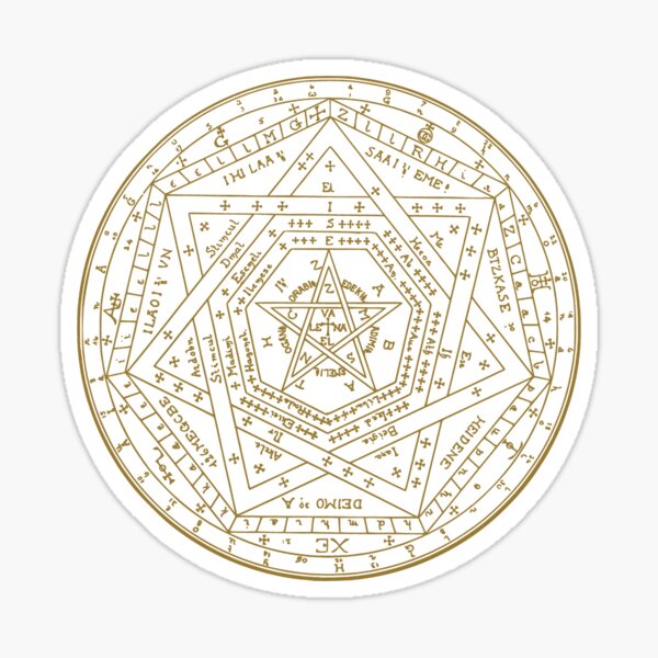 The Magic Seal of Dr John Dee. The Sigillum Dei Aemeth