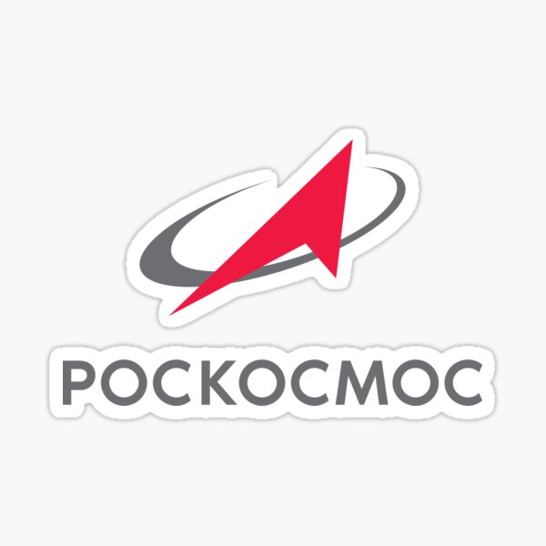 Roscosmos Logotype russe Sticker