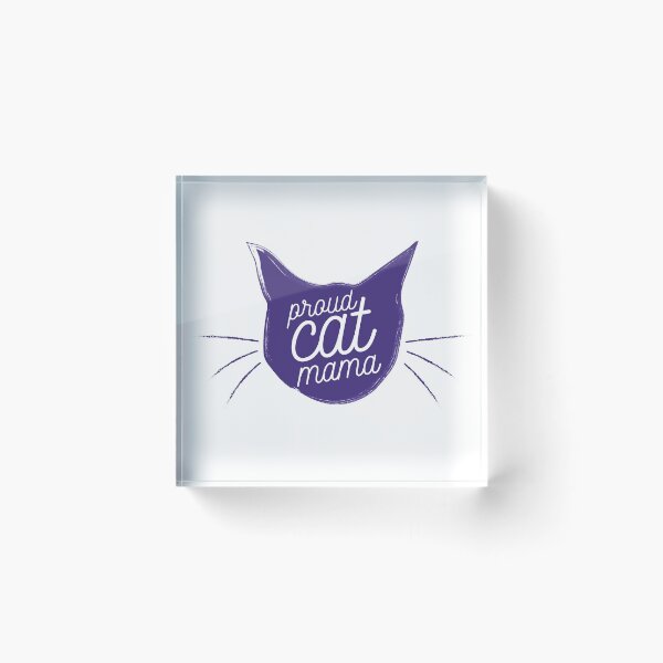 Item preview, Proud Cat Mama - Now in Indigo! designed and sold by HungryDino.