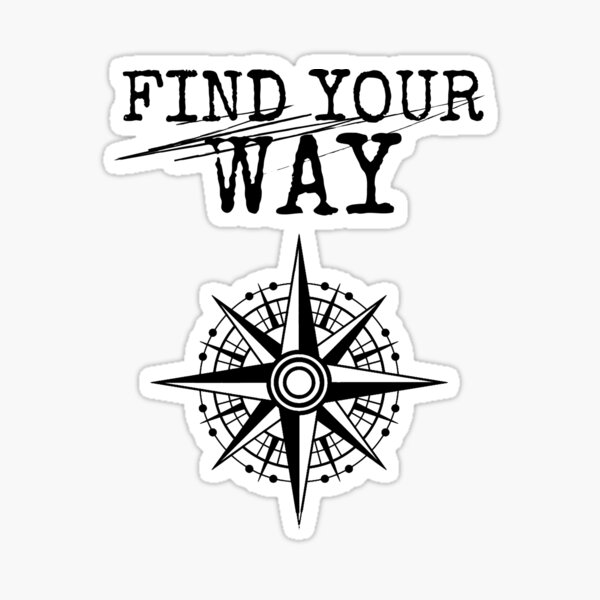 Item preview, Find Your Way - compass rose designed and sold by RIVEofficial.
