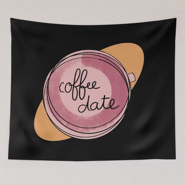 Item preview, Coffee Date / Cute Coffee Dates designed and sold by Nathalie Aynié.