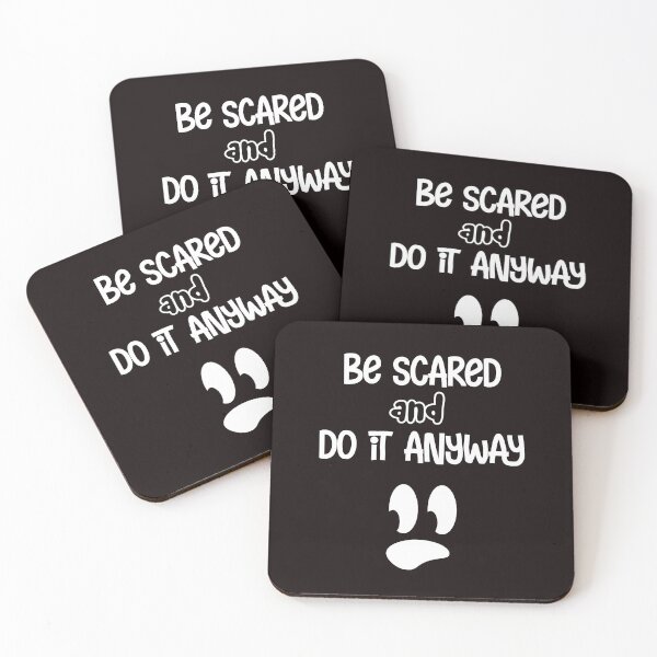 Item preview, Be Scared and Do It Anyway, Motivational Shirts, Inspirational  designed and sold by Smart Side.
