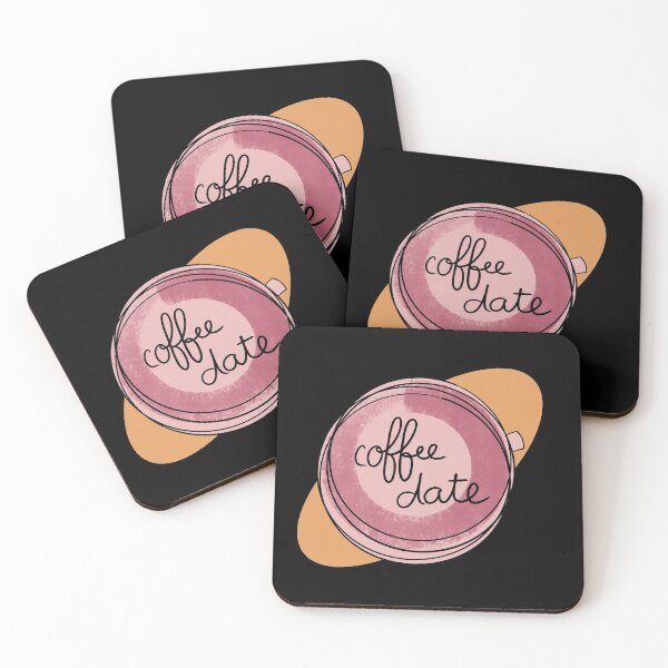 Item preview, Coffee Date / Cute Coffee Dates designed and sold by Nathalie Aynié.