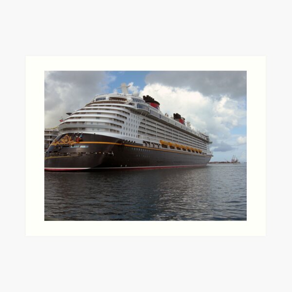 The Disney Dream Nassau, Bahamas Art Print