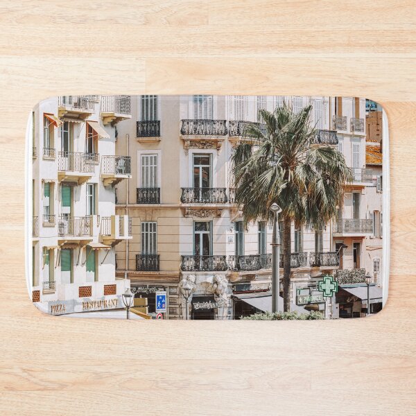 Item preview, City Of Cannes, French Riviera, Downtown Historic Old Center Of Cannes, Exotic Architecture, Beautiful Building Facade, Summer Travel Print designed and sold by radub85.