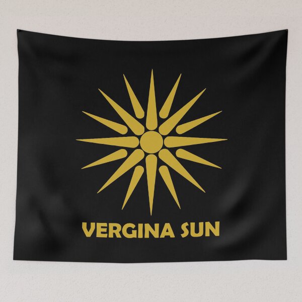 Item preview, Vergina Sun Star Argead Ancient National Macedonian Greek Pride designed and sold by h44k0n.
