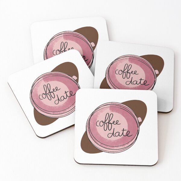 Item preview, Coffee Date / Cute Coffee Dates designed and sold by Nathalie Aynié.