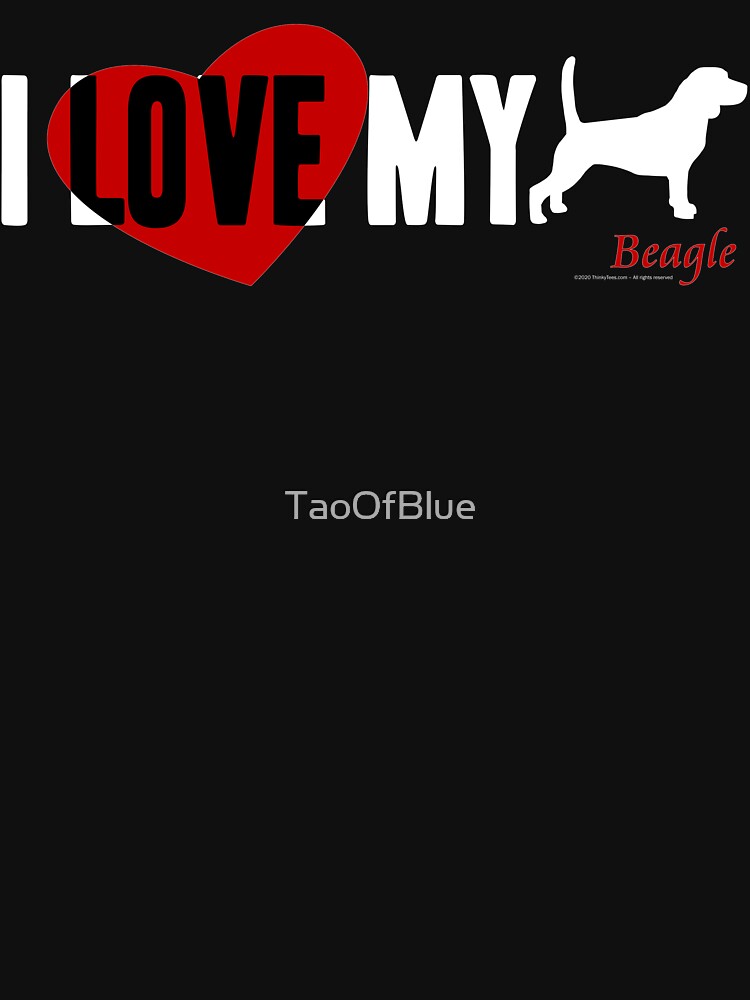 I Love My Beagle by TaoOfBlue
