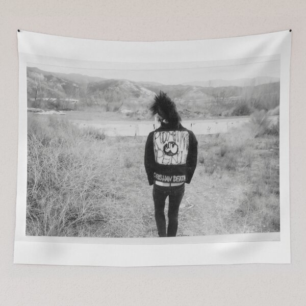 Item preview, Black and White Portrait (Death Punk) designed and sold by Smeekeeper.