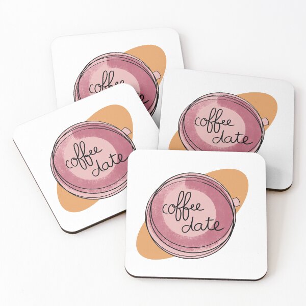 Item preview, Coffee Date / Cute Coffee Dates designed and sold by Nathalie Aynié.