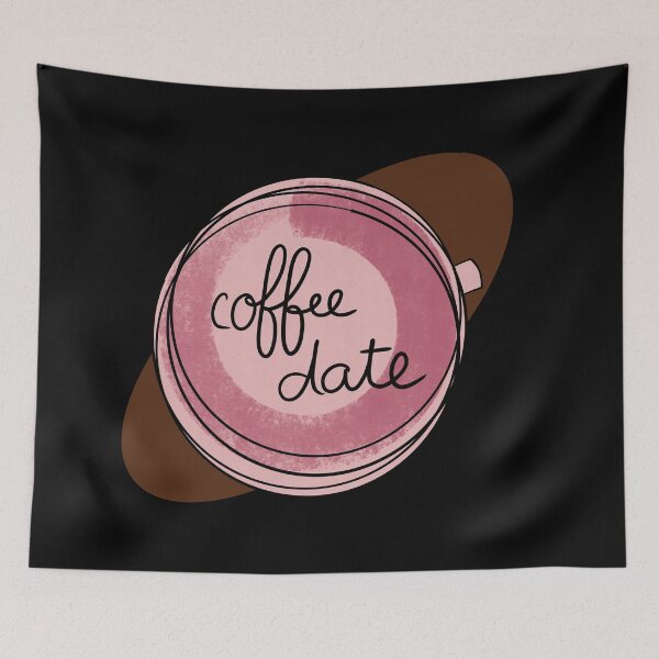 Item preview, Coffee Date / Cute Coffee Dates designed and sold by Nathalie Aynié.