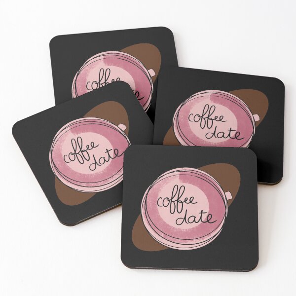 Item preview, Coffee Date / Cute Coffee Dates designed and sold by Nathalie Aynié.