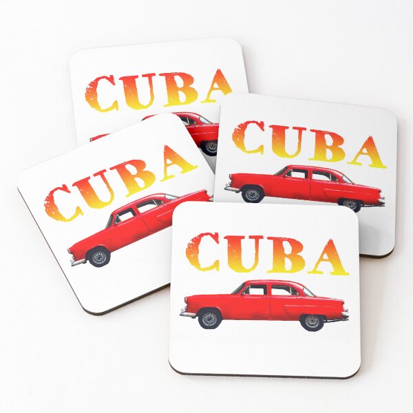 Item preview, Cuba Classic Retro Vintage Car designed and sold by Rustic Valley Studio.