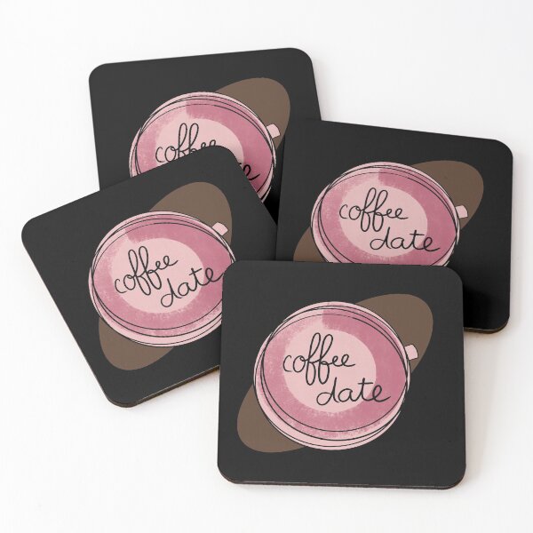 Item preview, Coffee Date / Cute Coffee Dates designed and sold by Nathalie Aynié.