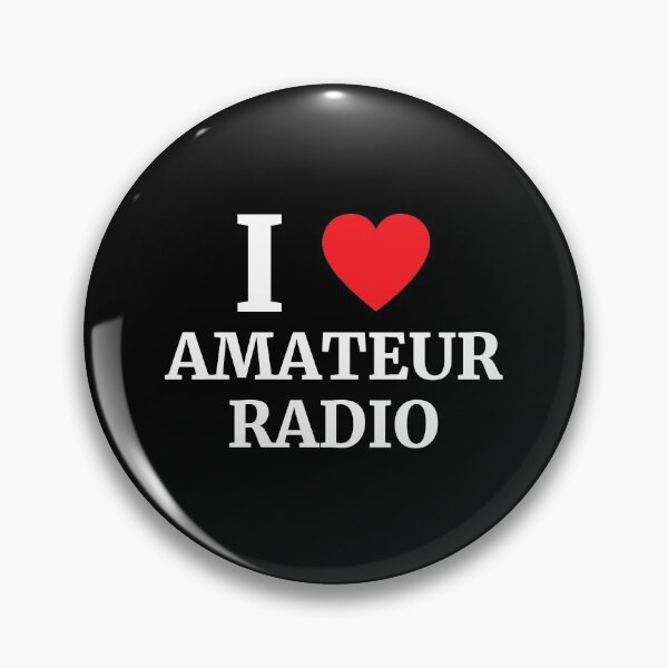 Item preview, I Love Amateur Radio Heart  designed and sold by Vanover Designs.