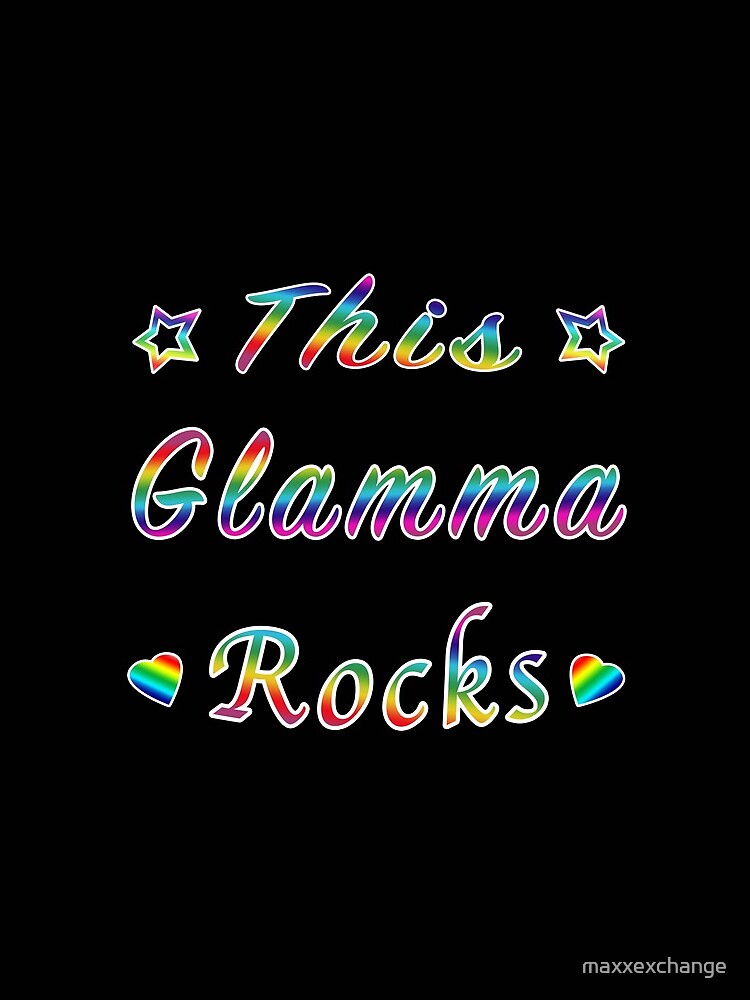 This Glamma Rocks Matriarch Hottie Funny Gift. by maxxexchange