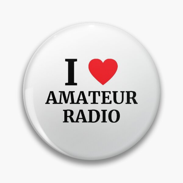 Item preview, I Love Amateur Radio Heart  designed and sold by Vanover Designs.