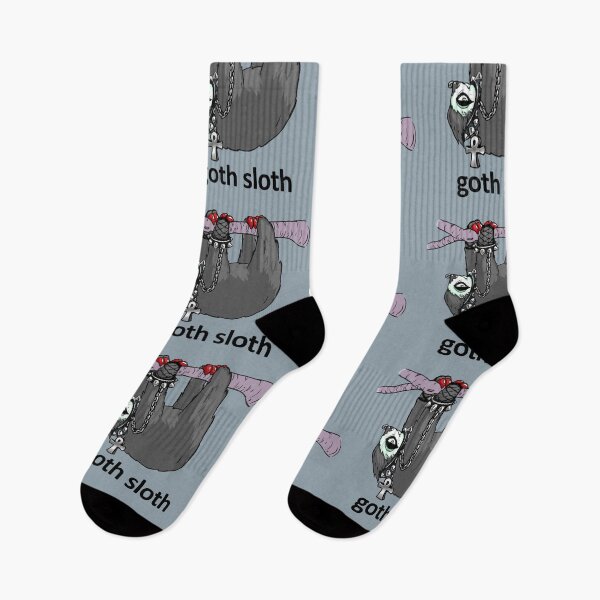 Item preview, Goth Sloth (Goth Text) designed and sold by conceptcreature.