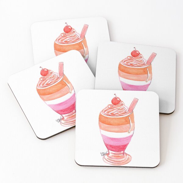 Item preview, lesbian pride shake designed and sold by scretladyspider.