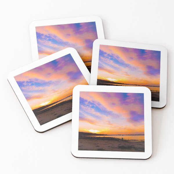 Item preview, Colourful Beach Sunset  designed and sold by RebeccaReidArt.