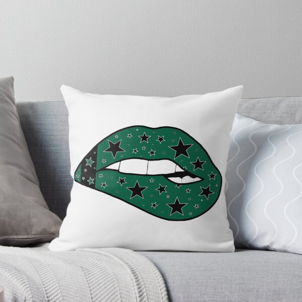 Item preview, green and black star lips designed and sold by livi-maree.