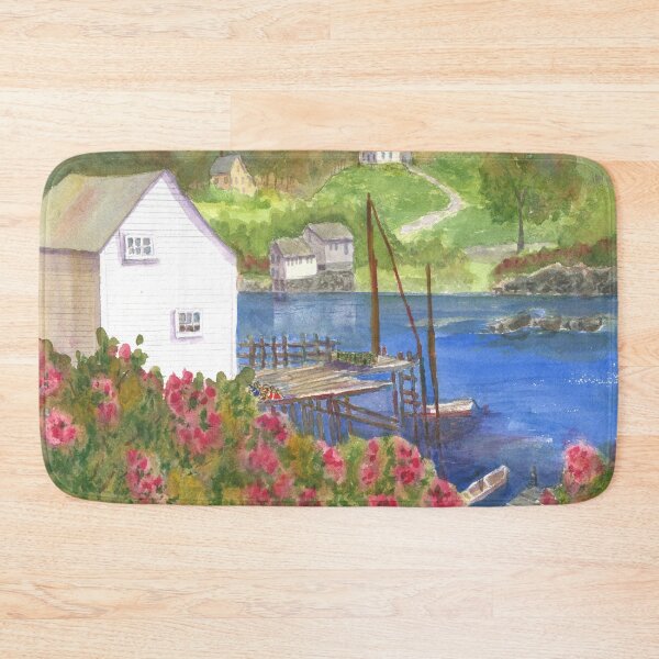 Item preview, Stonington Maine Harbor Scene in Watercolor  designed and sold by Roseann Meserve.