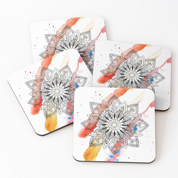 Item preview, Watercolor mandala designed and sold by KalavartStudio.