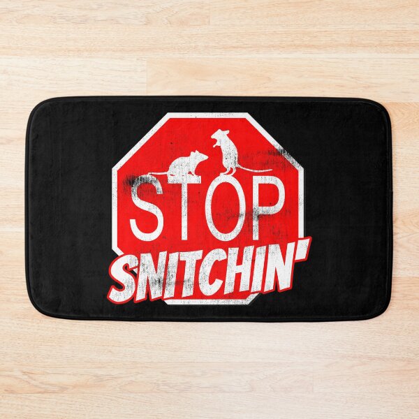 Item preview, Stop Snitchin designed and sold by wrestletoys.