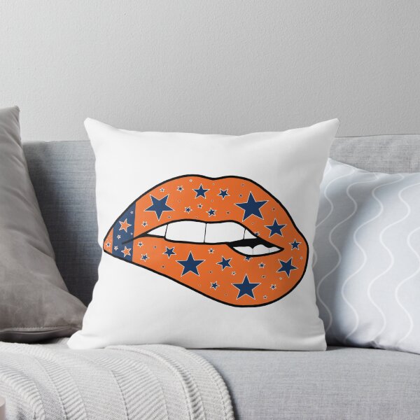 Item preview, orange and navy star lips designed and sold by livi-maree.