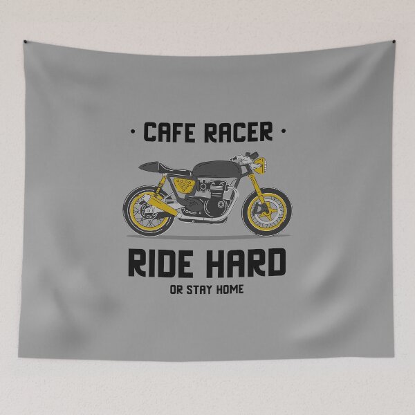 Item preview, Vintage Cafe Racer Motorcycle  designed and sold by ThrowBack-Clot.