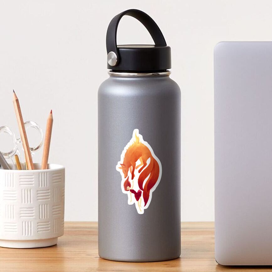 Fire Fox Sticker