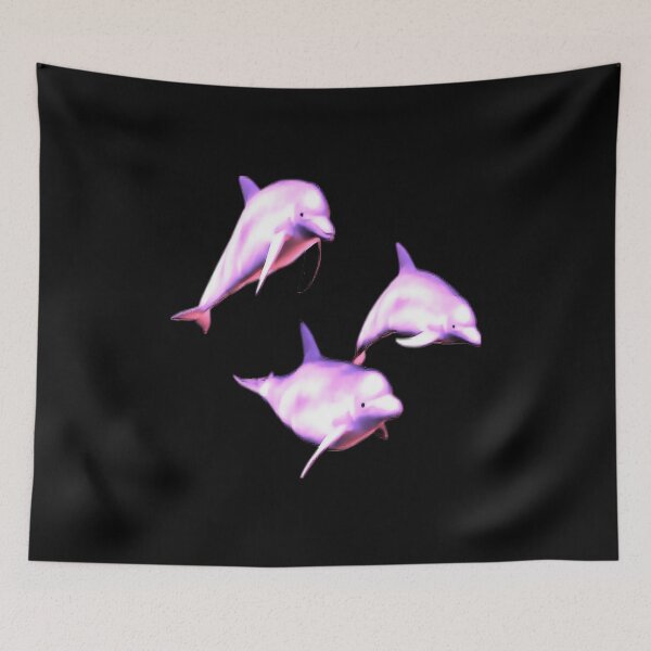Item preview, dolphin vaporwave designed and sold by Omeris.