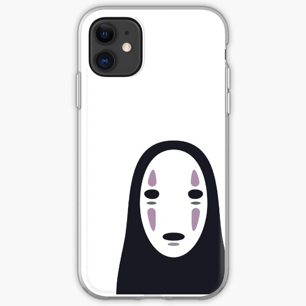 ćSpirited AwayćNo Face Minimal Sticker iPhone Soft Case