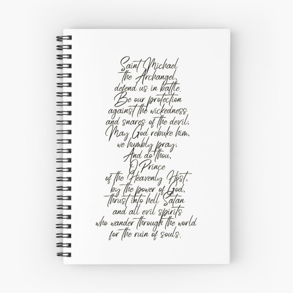 Item preview, St Michael Archangel prayer designed and sold by neteor.