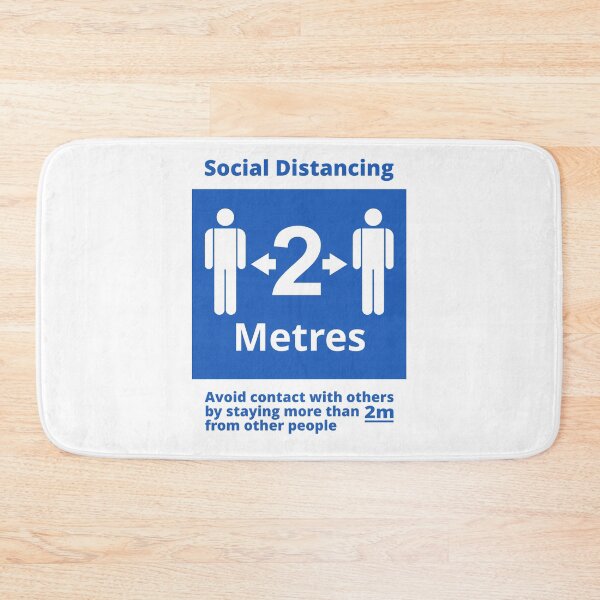 Item preview, Social distancing sign. Avoid contact with others by staying more than 2m from other people. designed and sold by SocialShop.
