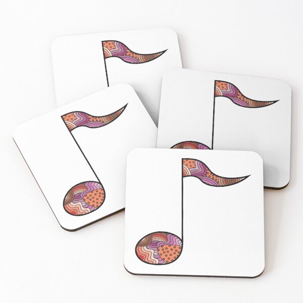 Item preview, Music Note (red aesthetic) designed and sold by thinkmore.