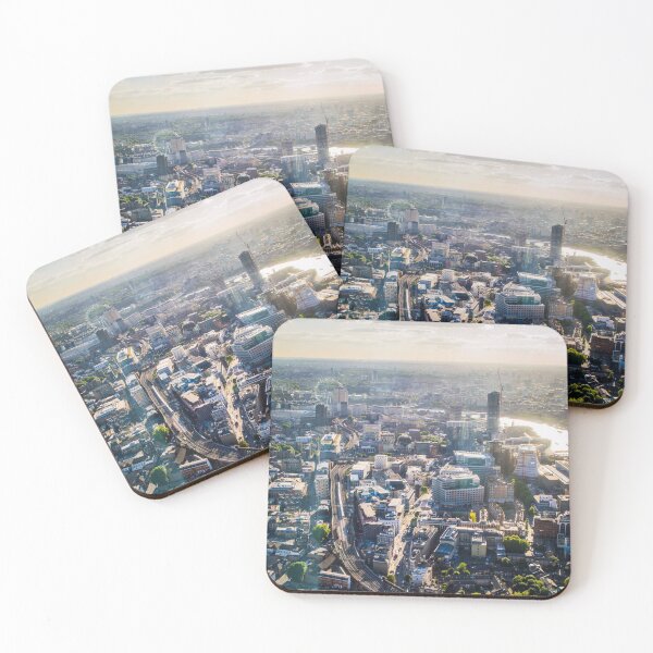 Item preview, View of London from the Shard During Sunset | City Urban Landscape Photography designed and sold by Jessica Liang Photography.