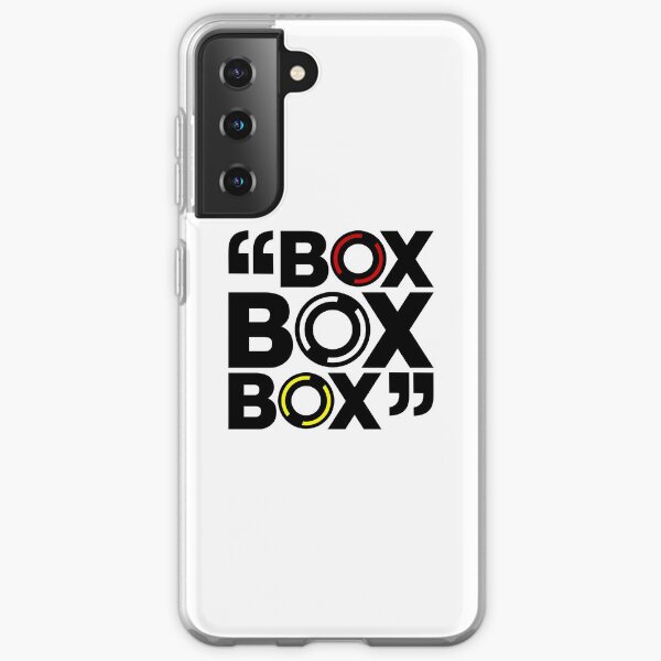 "Box Box Box" Formula 1 Tyre Compound Design Samsung Galaxy Soft Case