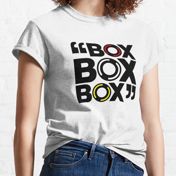 "Box Box Box" Formula 1 Tyre Compound Design Classic T-Shirt