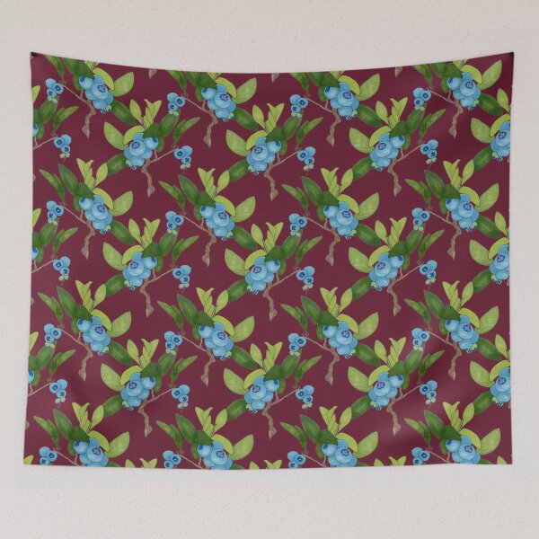 Item preview, blueberry persian plum pattern designed and sold by AnnaBaldon.