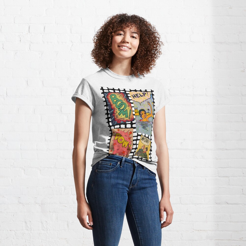 comic book graphic tees