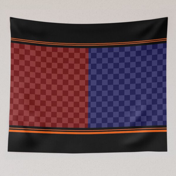 Item preview, Red vs. blue chessboard design designed and sold by joshuarainbird.