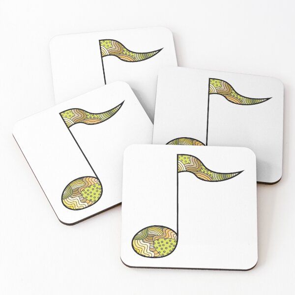 Item preview, Music Note (yellow aesthetic) designed and sold by thinkmore.