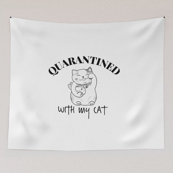 Item preview, Quarantined With My Cat designed and sold by junaid ali.