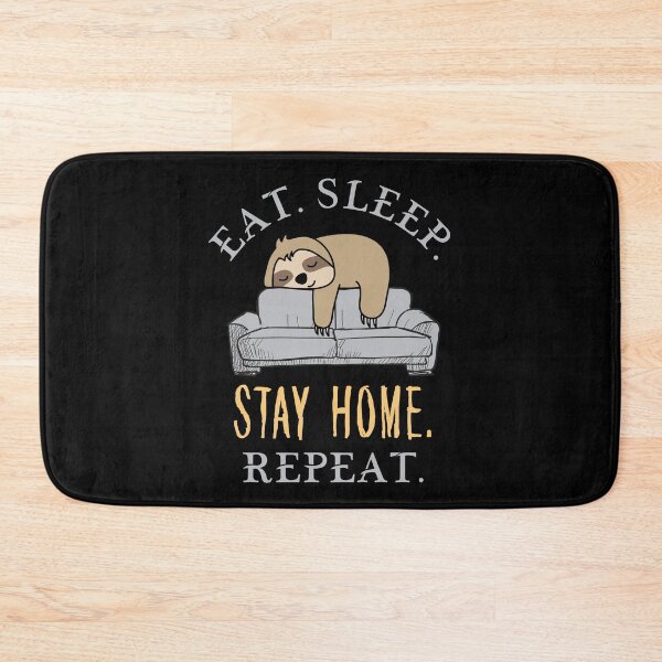Item preview, Eat. Sleep. Stay Home. Repeat. designed and sold by MintaApparel.