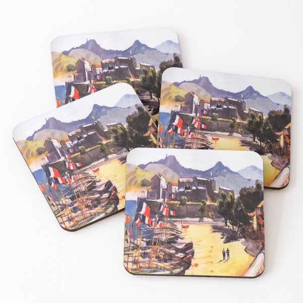 Item preview, The Port of Collioure-Zinaida Serebriakova designed and sold by LexBauer.