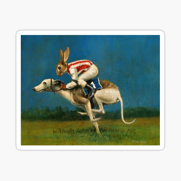 Whippet Racer Sticker